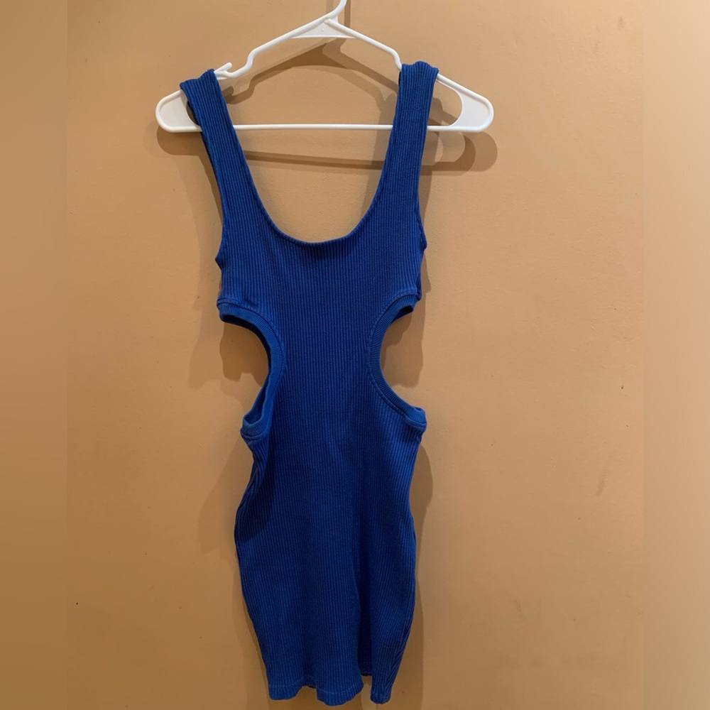 ZARA Ribbed Cutout Mini Dress Size M